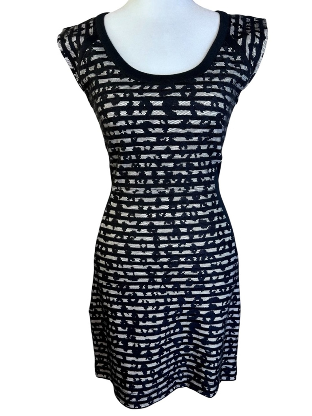 French Connection Cap-Sleeve Mini Dress Size 2